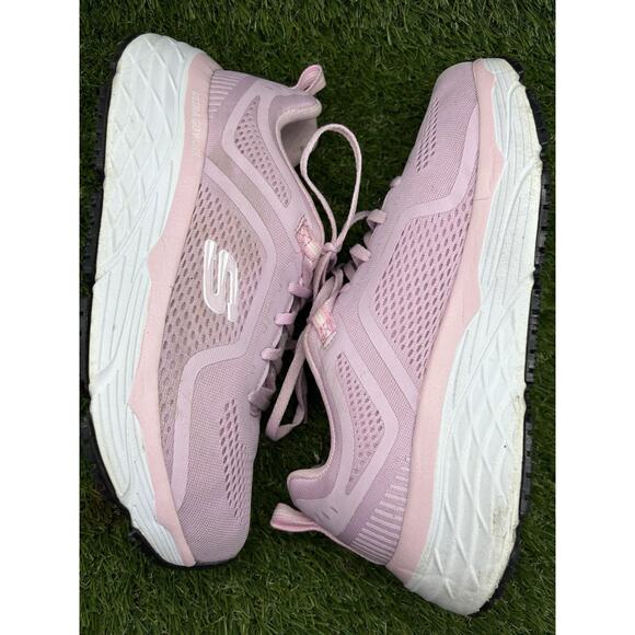 Skechers Womens Max Cushioning Elite Work Shoe Sneaker Slip Resistant Pink 9 US - Picture 1 of 9